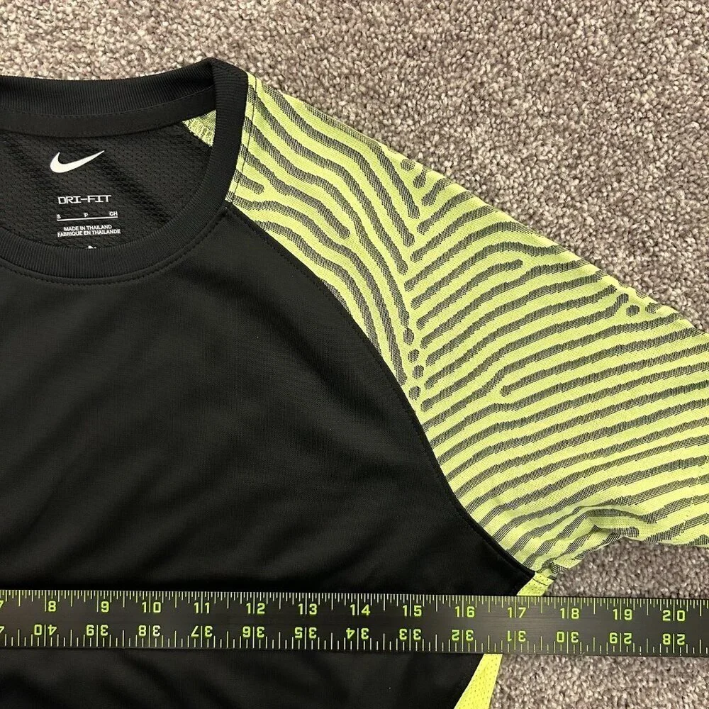 Nike Soccer Jersey Top Short Sleeves Black Green Women's Size S - Small - NWT$50